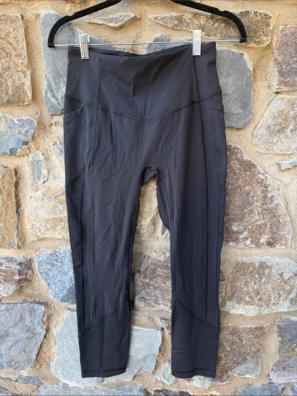 Lululemon Athletica All The Right Places Crop II 23" Inseam in Black Size 8